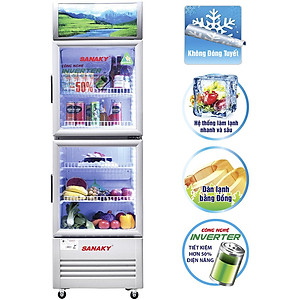 Tủ Mát Inverter Sanaky VH-408W3L (340L) - Hàng Chính Hãng - Chỉ giao tại HCM