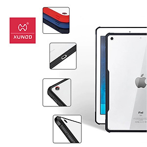 Ốp lưng ipad Air 2 trong suốt chống sốc XUNDD cao cấp - Hàng Nhập Khẩu