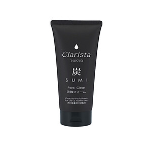 Sữa Rửa Mặt Sạch Sâu Chiết Xuất Than Hoạt Tính Clarista Tokyo Charcoal Facial Foam (130 G)