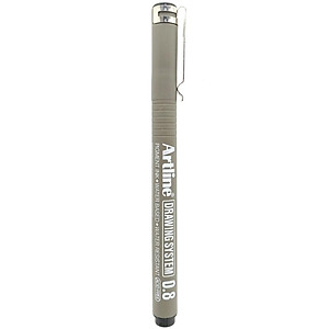 Bút Vẽ Kỹ Thuật 0.8 mm - Artline EK-238-BK - Màu Đen