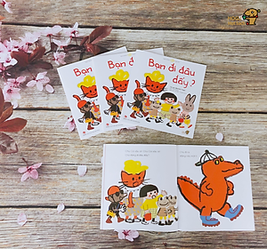 Truyện Ehon bé 1-2-3 tuổi - Bạn đi đâu đấy?