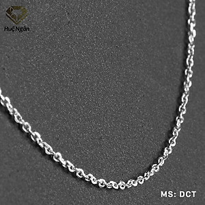 Dây chuyền bạc Ý 925 Huệ Ngân- Dây Chữ Thập