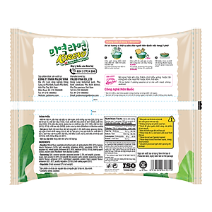 Thùng 24 Gói Mì Koreno Rong Biển Vị Ngao 102g