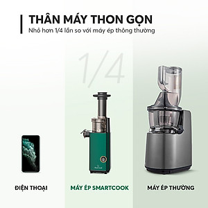 Máy Ép trái Chậm Mini Smartcook JES-3897OL Hàng Chính Hãng