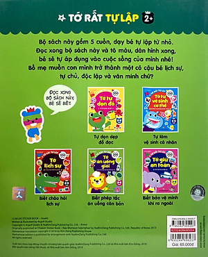 Sách Tớ Rất Tự Lập: Tớ Ăn Uống Giỏi - Bé Sẽ Ăn Uống Giỏi, Mau Khôn Lớn!