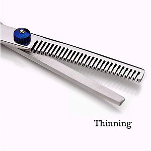 Bộ Kéo Cắt Tỉa Tóc Chuyên Nghiệp Cho Gia Đình Salon Barber Học Viên Sang Trọng Bằng Thép Không Gỉ Lưỡi Sắc Bén Cao Cấp HAND MADE Nam Nữ Tiện Lợi