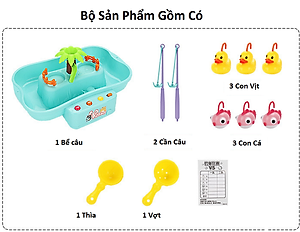 Bộ Đồ Chơi Câu Cá, Đồ Chơi Câu Vị  Dưới Nước Phát Nhạc Vui Nhộn Cho Bé PaKaSa - Hàng Chính Hãng 