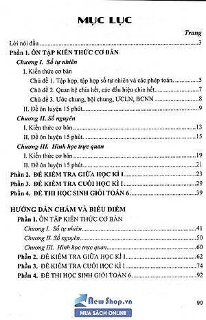 Đề Kiểm Tra Toán Lớp 6 - Tập 1 (Biên Soạn Theo Chương Trình Giáo Dục Phổ Thông Mới) - HA