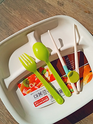 Khay chia 3 ngăn cho bé ăn dặm nội địa Nhật Bản