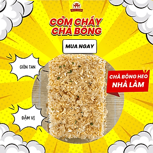 Cơm cháy nếp chà bông heo (không cay) gói 200g - Cơm cháy Ninh Bình