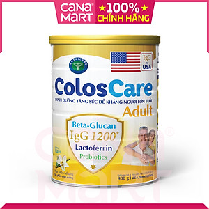 Sữa bột Nutricare ColosCare Adult tăng cường sức đề kháng cho người lớn tuổi (800g)
