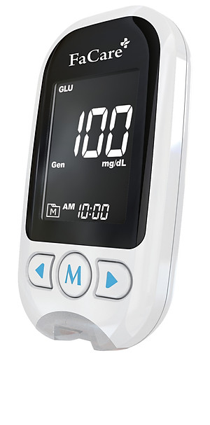 Máy đo Đường huyết, Mỡ máu, Axit Uric 5 trong 1 FaCare FC-M168 (TD-4216) Bluetooth