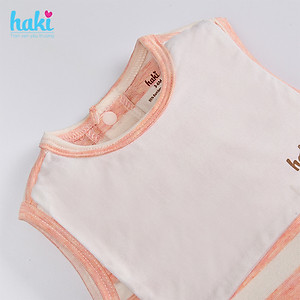 Bộ bodysuit kẻ thủy thủ cho bé vải sợi tre cao cấp BB032, set body bé trai bé gái, body cho bé sơ sinh hàng chính hãng HAKI