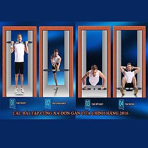 Combo xà đơn treo tường DNS  (KT 60-110cm) + Kìm bóp tay điều chỉnh lực