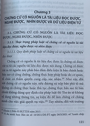 Chứng cứ trong tố tụng dân sự Việt Nam (Sách chuyên khảo)
