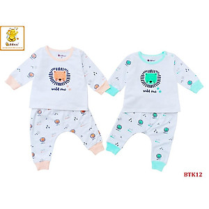 Bộ quần áo sơ sinh tay dài dày dặn BKT012