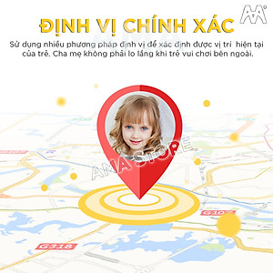 Đồng hồ Thông minh gắn Sim nghe gọi Chống nước IP67 Gọi Video call Định vị GPS, WIfi dàn cho Trẻ em học sinh cấp 1 2 5 6 7 8 9 10 11 12 tuổi AMA Watch D32 Hàng nhập khẩu