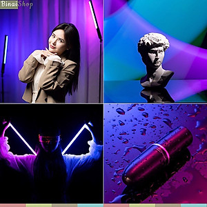 Ulanzi VL119 RGB - Đèn LED Cầm Tay, Dải Nhiệt Màu Rộng, Hỗ Trợ 20 Hiệu Ứng Cho Youtube,  Phát Trực Tiếp, Review Sản Phẩm- Hàng chính hãng