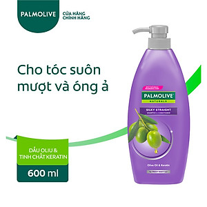 Bộ 2 dầu gội Palmolive 600ml Sữa dừa và Keratin kết hợp quả ô liu 600ml