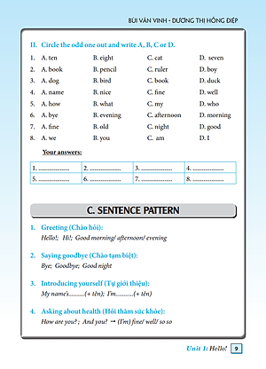 Sách Bài Tập Tiếng Anh Lớp 3 (Tái Bản)