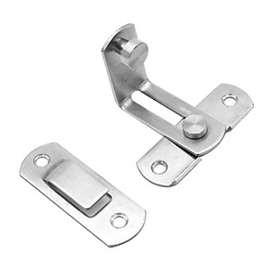 Chốt Khóa Cài Cửa Góc Vuông 90 Độ Bằng Thép Không Gỉ