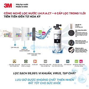 [SIÊU TỐC] Máy Lọc Nước 3M BREW120-MS | ICE140-S Uống Trực Tiếp Từ Vòi, Lắp Âm Tủ Bếp - Hàng Chính Hãng 3M, Nhập Khẩu Mỹ
