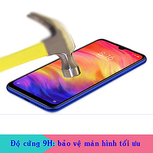 Kính Cường Lực cho Xiaomi Redmi Note 7 - Full màn hình - Màu Đen - Hàng Chính Hãng