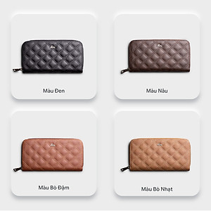 Ví Lata ( Thời trang nữ dáng cầm tay dáng dài - Ví da VN59 )