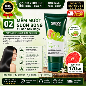 Dầu xã mềm mượt tóc ngăn ngừa chẻ  ngọn cao cấp độc quyền Damode Pink Grapefruit Conditioner chai 170ml