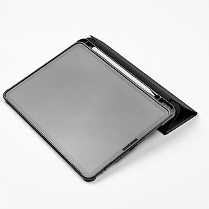 Bao da Cho IPAD Pro 11 inch M4 2024 Air 5/Air 4 10.9/ Pro 11 inch/Gen 9 8 7th 10.2/Gen 10 hiệu WIWU Classic II lưng mềm có khay bút chống sốc chống va đập - Hàng chính hãng