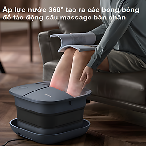 Bồn ngâm chân, kiêm máy massage chân tự động Thương hiệu Hà Lan cao cấp Philips - PPM5103F (HÀNG CHÍNH HÃNG)