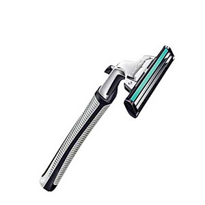 Dao cạo râu kèm 5 lưỡi dao thay thế không gỉ 