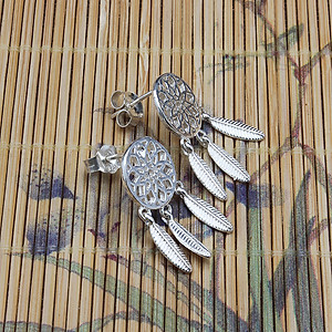 Hoa Tai Bạc Hiểu Minh HT195 dreamcacher