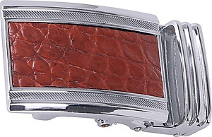 Đầu Khóa Da Cá Sấu 4 Phân Đầu Trắng Huy Hoàng HT9220 - Nâu Đỏ