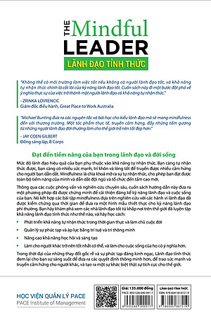 Sách Lãnh Đạo Tỉnh Thức (The Mindful Leader) - Michael Bunting - PACE Books