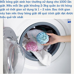 Bộ 2 Bóng Giặt Cầu Gai 11Cm Hỗ Trợ Giặt Đồ Siêu Sạch Chống Nhăn Quần Áo Bóng giặt quần áo, Banh giặt quần áo chống nhăn cỡ lớn 11cm khử khuẩn mùi ẩm mốc