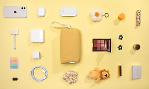 Túi Chống Sốc Tomtoc (USA) For Macbook Air/Pro 13inch Organized Corner Armor + Accessory Pouch A23 - Hàng Chính Hãng