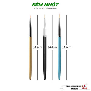 Bộ 3 Cây Vẽ Nét - Cọ Râu Vẽ Nail