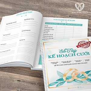 Sổ Tay Kế Hoạch Cưới Cho Cặp Đôi - Sổ tay cưới - Sổ ký tên đám cưới - Sổ tay đám cưới [Kim Ngọc Thuỷ]