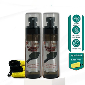Bình xịt vệ sinh mặt vợt Pickleball TẶNG KÈM 1 KHĂN LAU