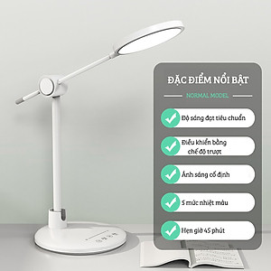 Đèn Bàn Học Làm Việc Đọc Sách FEIDASH TB55S / TB55SW Cho Ánh Sáng Tự Nhiên Giúp Bảo Vệ Mắt, Chống Cận Thị - Tích Hợp Sạc Không Dây Cho Điện Thoại -  Dễ Dàng Điều Chỉnh Độ Sáng Phù Hợp Nhu Cầu Sử Dụng - Có Chế Độ Hẹn Giờ - Đèn Led RGB Chuyển Màu Độc Đáo