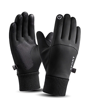 Găng tay da nam cảm ứng chống nước DCL01