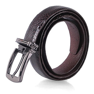 Dây thắt lưng nữ da đà điểu Huy Hoàng 2,5P màu đen, nâu đất, vàng bò, nâu đỏ HC5401-02-03-10