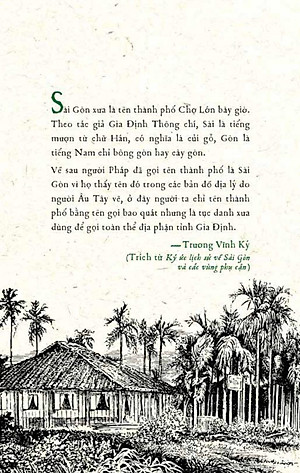 Sách Ký Ức Lịch Sử Về Sài Gòn Và Các Vùng Phụ Cận
