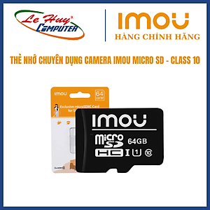 Thẻ nhớ Micro SDHC IMOU 64GB Class 10 ST2-64-S1 Hàng Chính Hãng