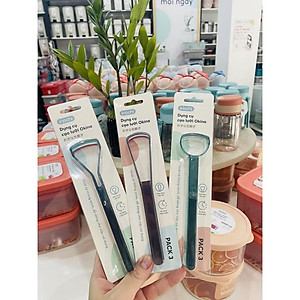 (Bộ 3 cái) Dụng cụ cạo lưỡi Okina (Tròn - Vuông - Tam Giác)