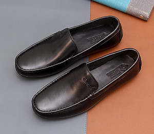 Giày lười da nam ORSIL mã  LF-AT01 2 màu đen và nâu