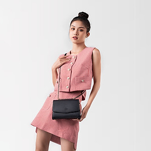 Túi Lata ( Thời trang nữ đi chơi cỡ trung - Túi đeo chéo da HN101 )