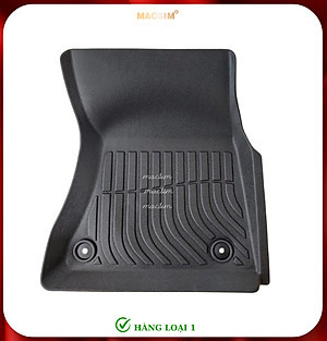 Thảm lót sàn xe ô tô VinFast Lux SA Nhãn hiệu Macsim chất liệu nhựa TPE cao cấp màu đen