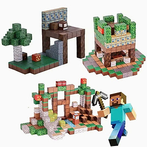 Đồ Chơi Lắp Ráp Minecraft Nam Châm Hình Khối Phát Triển Tư Duy Trẻ Em SET 50 CÁI - HÀNG CHÍNH HÃNG MINIIN